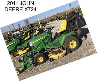 2011 JOHN DEERE X724