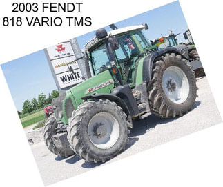 2003 FENDT 818 VARIO TMS