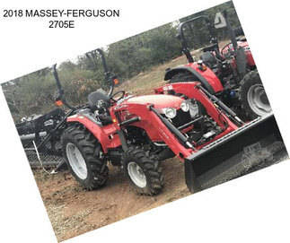 2018 MASSEY-FERGUSON 2705E