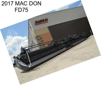 2017 MAC DON FD75