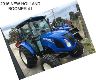 2016 NEW HOLLAND BOOMER 41