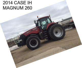 2014 CASE IH MAGNUM 260