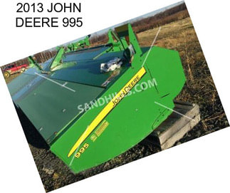 2013 JOHN DEERE 995