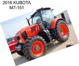 2016 KUBOTA M7-151