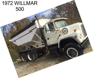 1972 WILLMAR 500