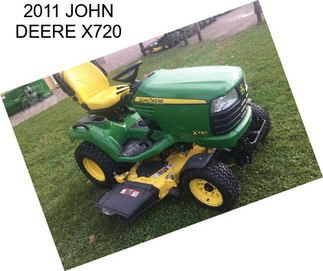 2011 JOHN DEERE X720