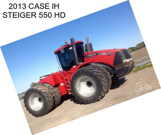 2013 CASE IH STEIGER 550 HD