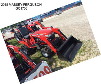 2018 MASSEY-FERGUSON GC1705