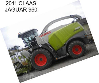 2011 CLAAS JAGUAR 960