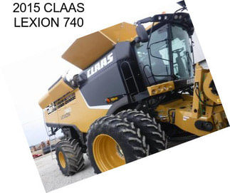 2015 CLAAS LEXION 740