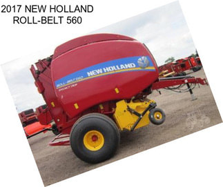 2017 NEW HOLLAND ROLL-BELT 560