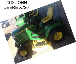 2012 JOHN DEERE X720