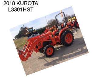 2018 KUBOTA L3301HST