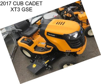 2017 CUB CADET XT3 GSE