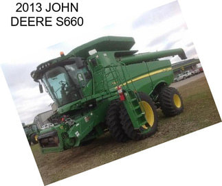 2013 JOHN DEERE S660