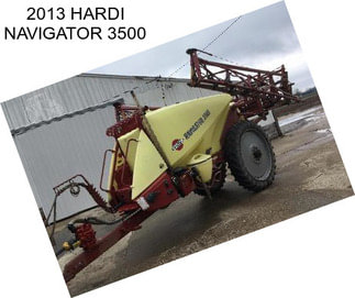 2013 HARDI NAVIGATOR 3500