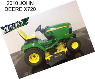 2010 JOHN DEERE X720