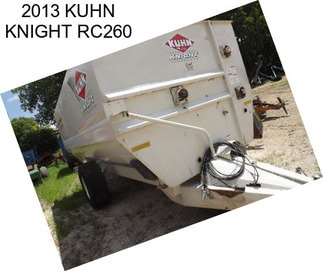 2013 KUHN KNIGHT RC260