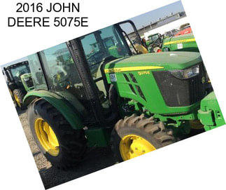 2016 JOHN DEERE 5075E