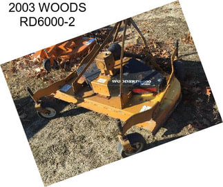 2003 WOODS RD6000-2