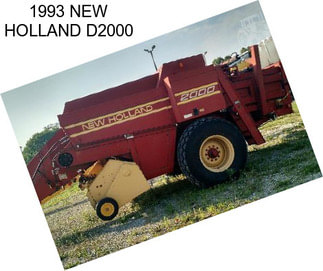 1993 NEW HOLLAND D2000