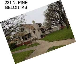 221 N. PINE BELOIT, KS