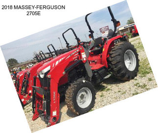 2018 MASSEY-FERGUSON 2705E