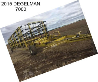 2015 DEGELMAN 7000