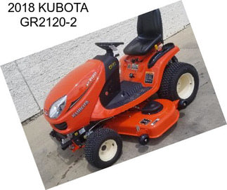 2018 KUBOTA GR2120-2