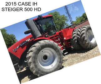 2015 CASE IH STEIGER 500 HD