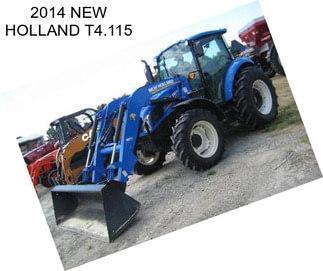 2014 NEW HOLLAND T4.115