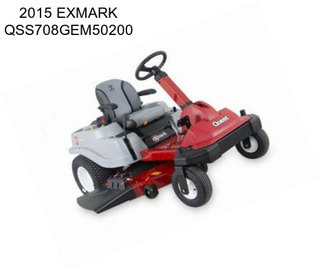 2015 EXMARK QSS708GEM50200