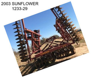 2003 SUNFLOWER 1233-29