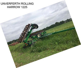 UNVERFERTH ROLLING HARROW 1225