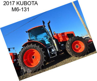 2017 KUBOTA M6-131