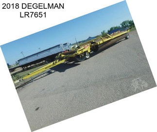 2018 DEGELMAN LR7651