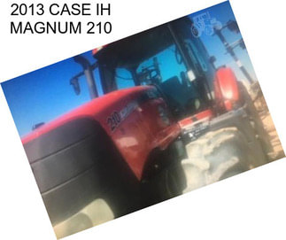 2013 CASE IH MAGNUM 210