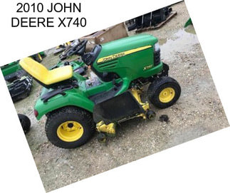 2010 JOHN DEERE X740