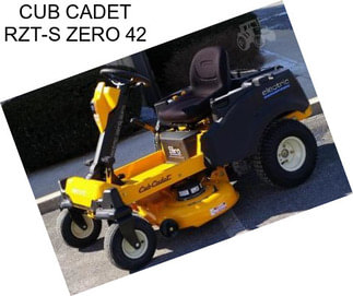 CUB CADET RZT-S ZERO 42