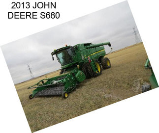 2013 JOHN DEERE S680