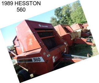 1989 HESSTON 560