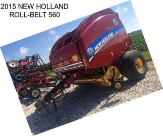 2015 NEW HOLLAND ROLL-BELT 560