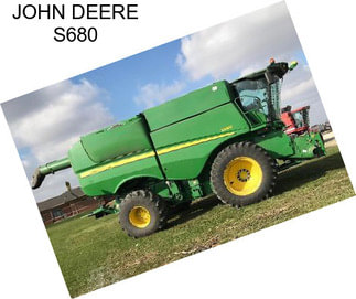 JOHN DEERE S680