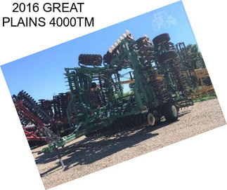 2016 GREAT PLAINS 4000TM