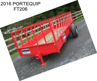 2016 PORTEQUIP FT206