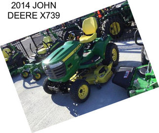 2014 JOHN DEERE X739