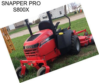 SNAPPER PRO S800X