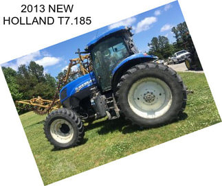 2013 NEW HOLLAND T7.185