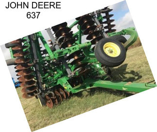 JOHN DEERE 637