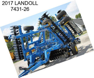 2017 LANDOLL 7431-26